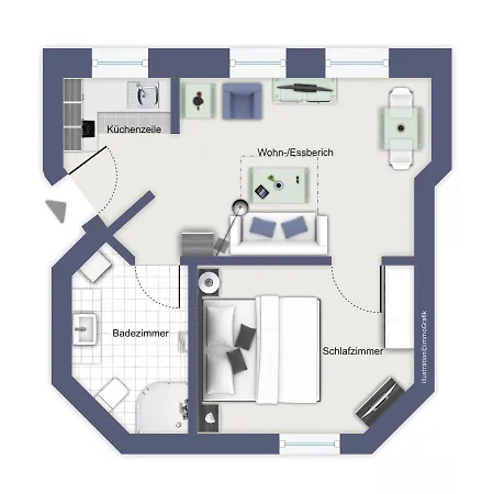 Ulmenschlößchen 13 Apartment *